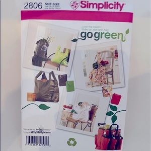 Simplicity Pattern 2806 - Shopping Bags